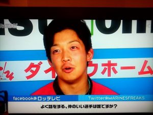 ロッテレビに菅野、NHKのニュースに藤岡。ピンで登場